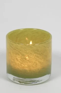 Nilla telysholder -Kiwigrønn, 10cm