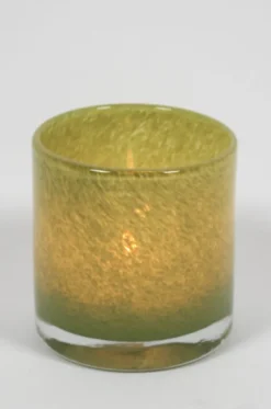 Nilla telysholder -Kiwigrønn, 12cm