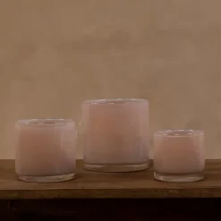 Nilla telysholder -Pudder, 12cm