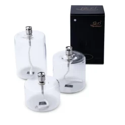 Oljelampe Cylinder Chrome