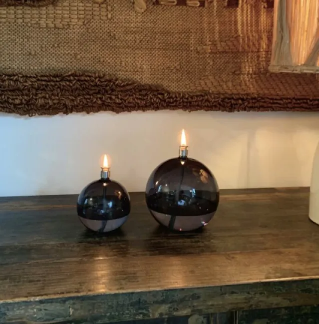 Oljelampe Rund -Smoke