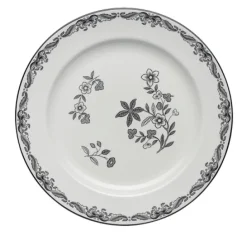 Ostindia Tallerken Ø27- sort