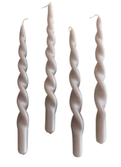 Pearl Curled Candles