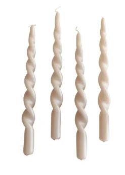 Pearl Curled Candles