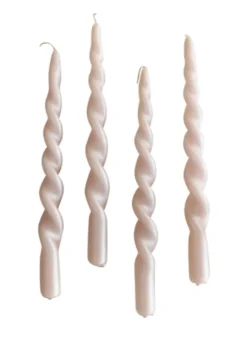 Pearl Curled Candles