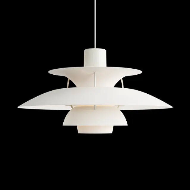 PH 5 pendel Monochrome white