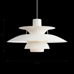 PH 5 pendel Monochrome white