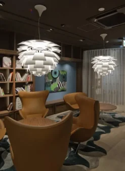 PH Kongle taklampe – hvit