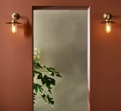 Portree wall solid brass