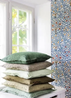 Putetrekk -Linen Seagrass