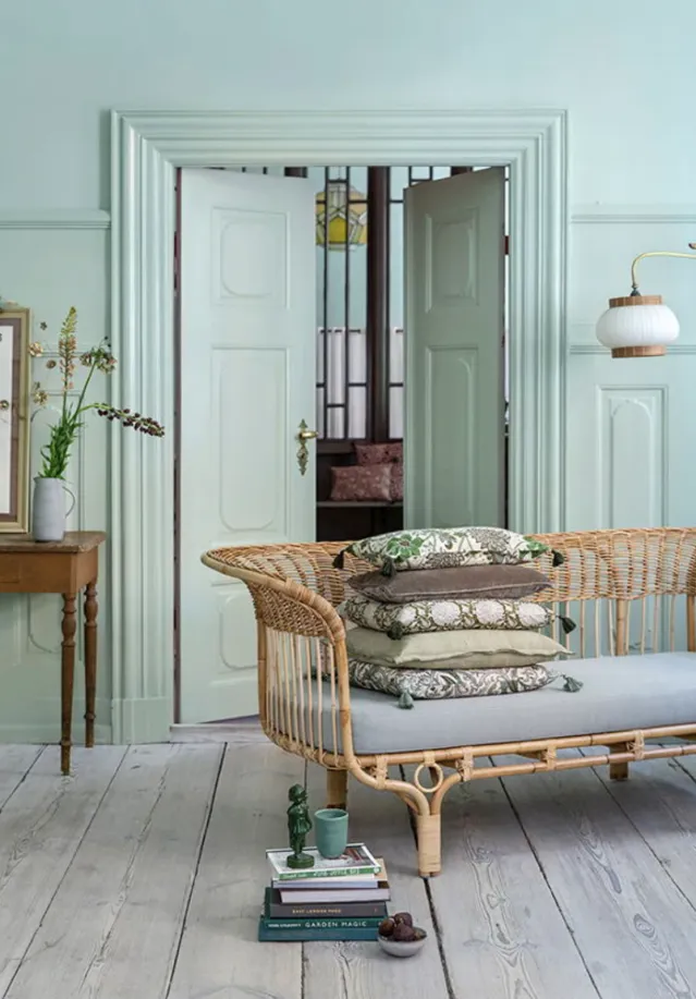 Putetrekk -Linen Selery