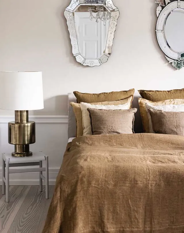 Putetrekk -Linen Straw