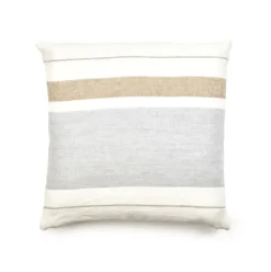 Putetrekk -The Belgian Pillow -Oyster Stripe 50×50