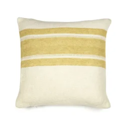 Putetrekk -The Belgian Pillow -Mustard Stripe 50×50