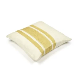 Putetrekk -The Belgian Pillow -Mustard Stripe 50×50