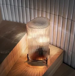 Putki bordlampe – klart glass