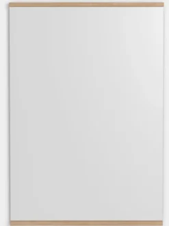 Rectangular Wall Mirror- Oak