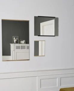 Rectangular Wall Mirror- Oak