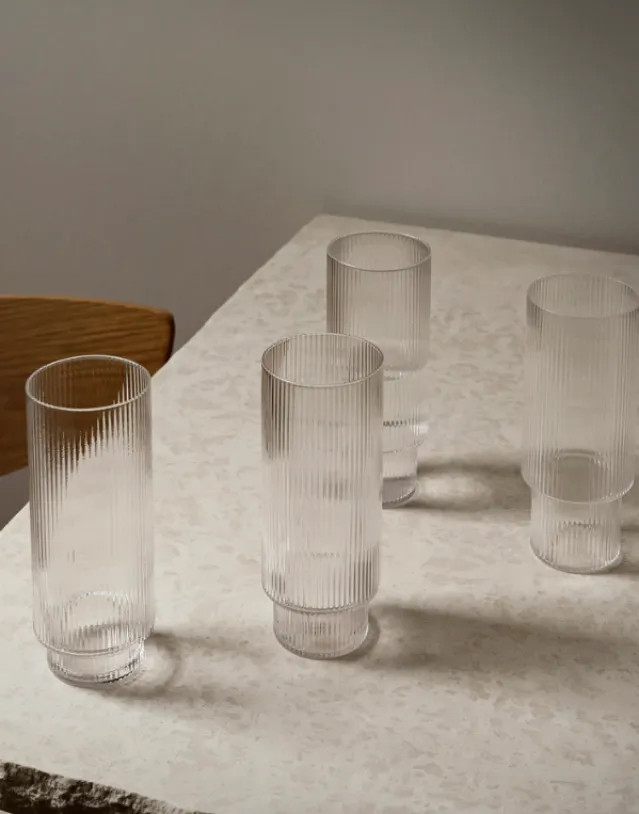 Ripple -Long Drink glass 4pk