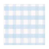 Servietter lunsj – Gingham Lysblå