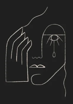 Single Tear 50 x 70 cm