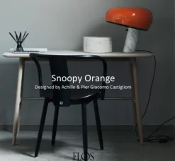 SNOOPY bordlampe – orange