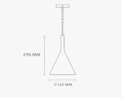 Sorrenca Pendel -Lys betong