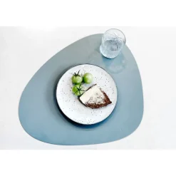 Table mat curve L Light Blue