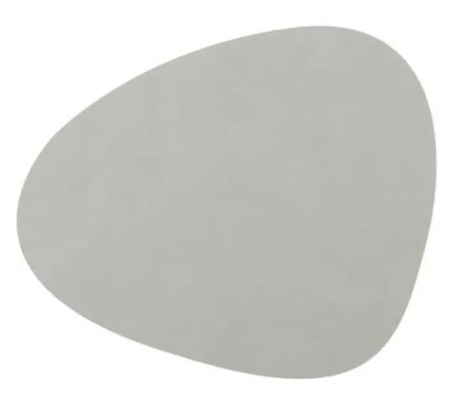 Table mat curve L Metallic