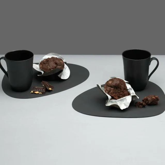 Table mat curve L Nupo Black