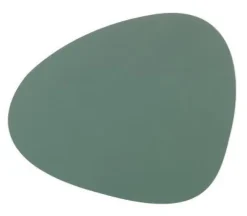 Table mat curve L Pastel Green