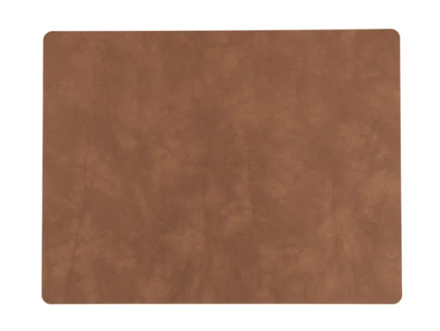 Table mat square L Brown
