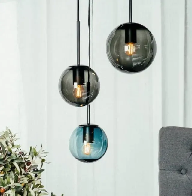 Taklampe Arkiv 4014 -Røkgrå Ø400