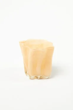 Tess telysholder -Benhvit