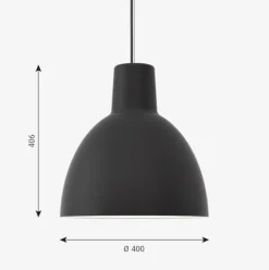 Toldbod 400 Pendel – Sort
