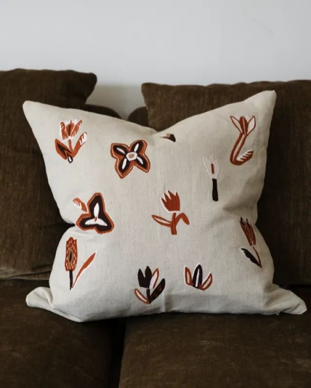 Tulip -Brodert putetrekk