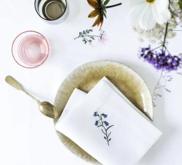 Tøyserviett Flora – Blåklokke