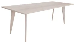 Viken Spisebord – white oiled – 220