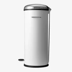 Vipp 17 Bøtte – pedalbøtte 30L, hvit