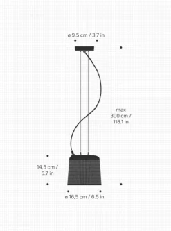 Vipp 528 Pendel – Sort