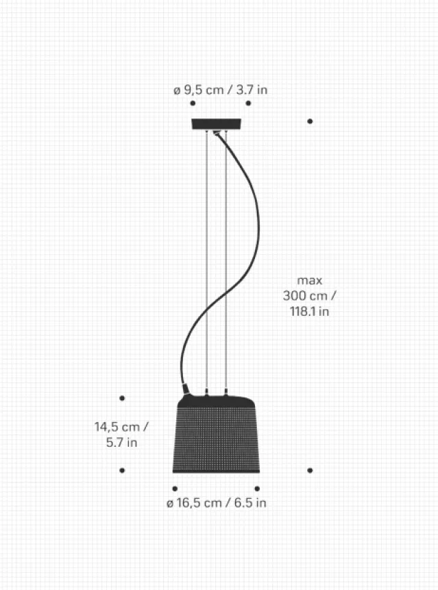 Vipp 528 Pendel – Sort
