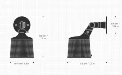 Vipp 524 Veggspot – Sort