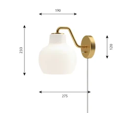 VL Ring vegglampe – singel