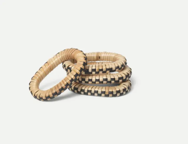 Weave Serviettring -4 pk.