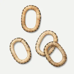 Weave Serviettring -4 pk.