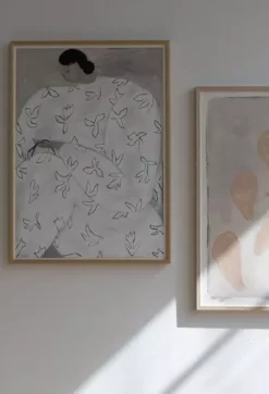 White Flower -Plakat -50×70